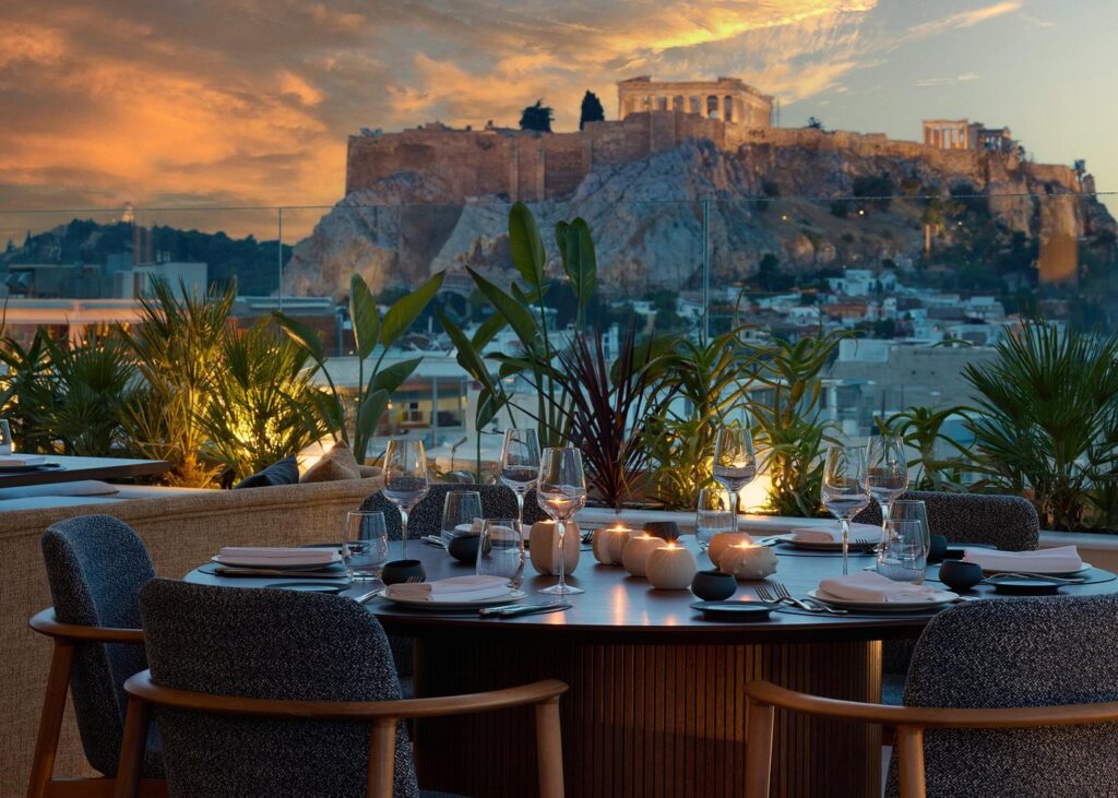 Taste of Athens: Private Rooftop Dinner with Stunning City Views